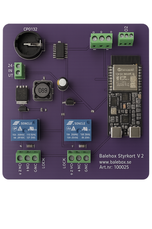 Balebox Styrkort V1.2